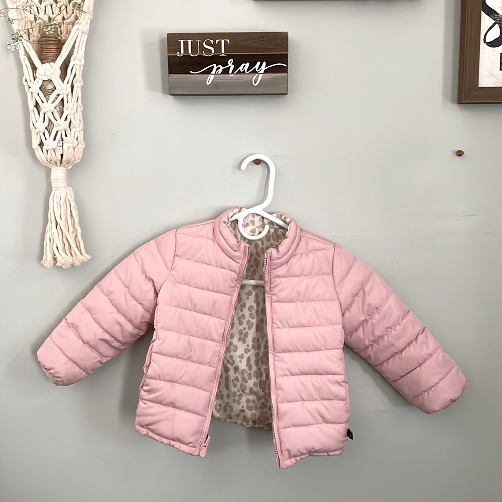 Reversible Girls Puffer Coat